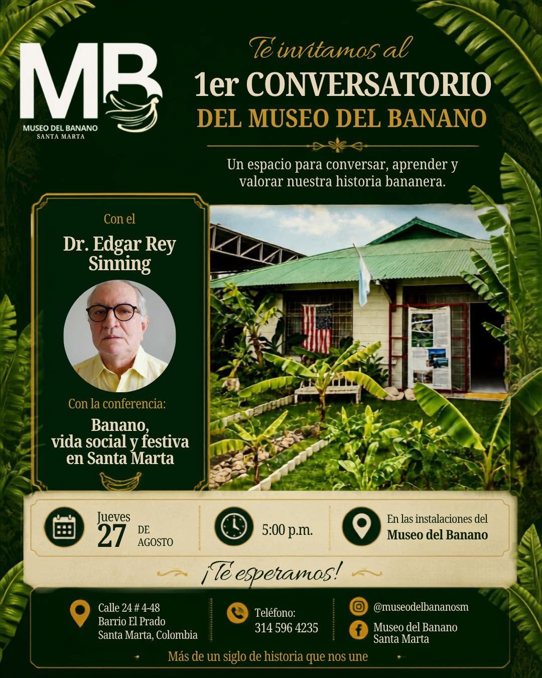 1er Conversatorio del Museo del Banano